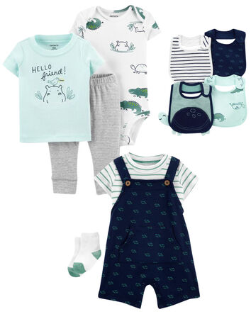 CARTER/'S NEWBORN BABY BOY GIRL 3PC LOCAL CUTIE BODYSUITS PANT CLOTHES SET OUTFIT